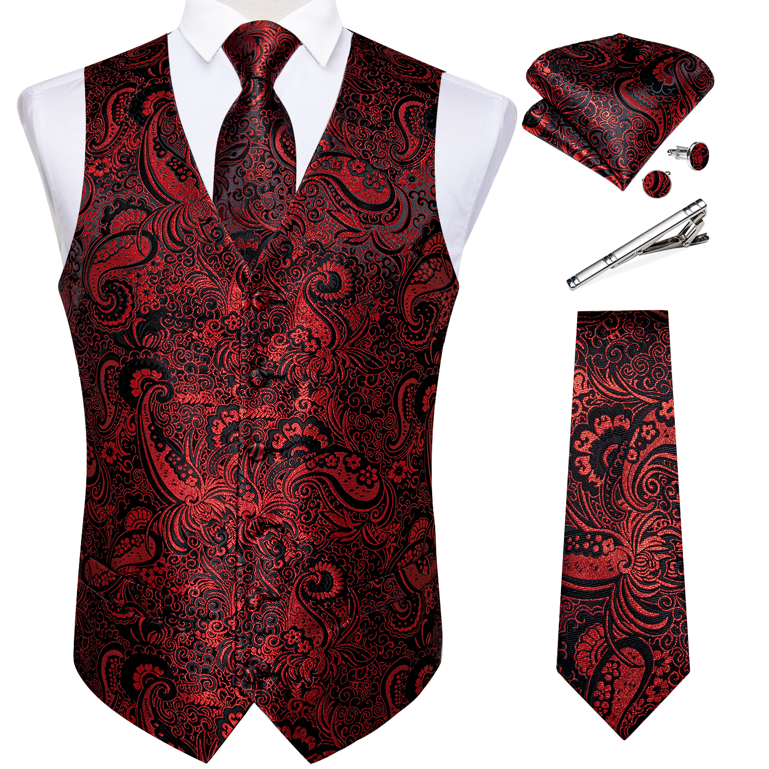 New Men's Vests Formal Dress S - Formal Waistcoat Vest recensione e prezzo