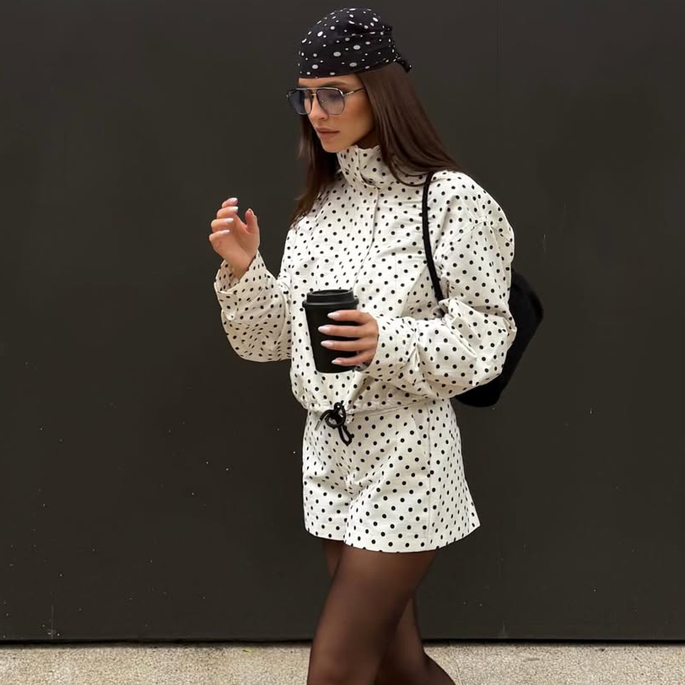Tuularose Women's Polka Dot Sh - Men'S Fashion Zipper Jacket recensione e prezzo