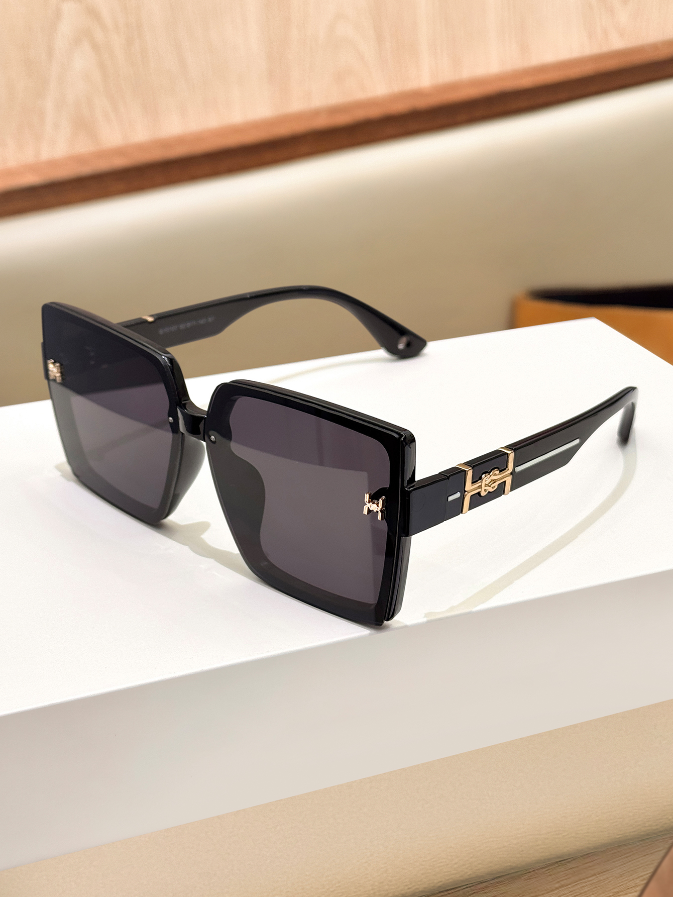 1pc high-end black frame, larg - Men Fashion Photography recensione e prezzo