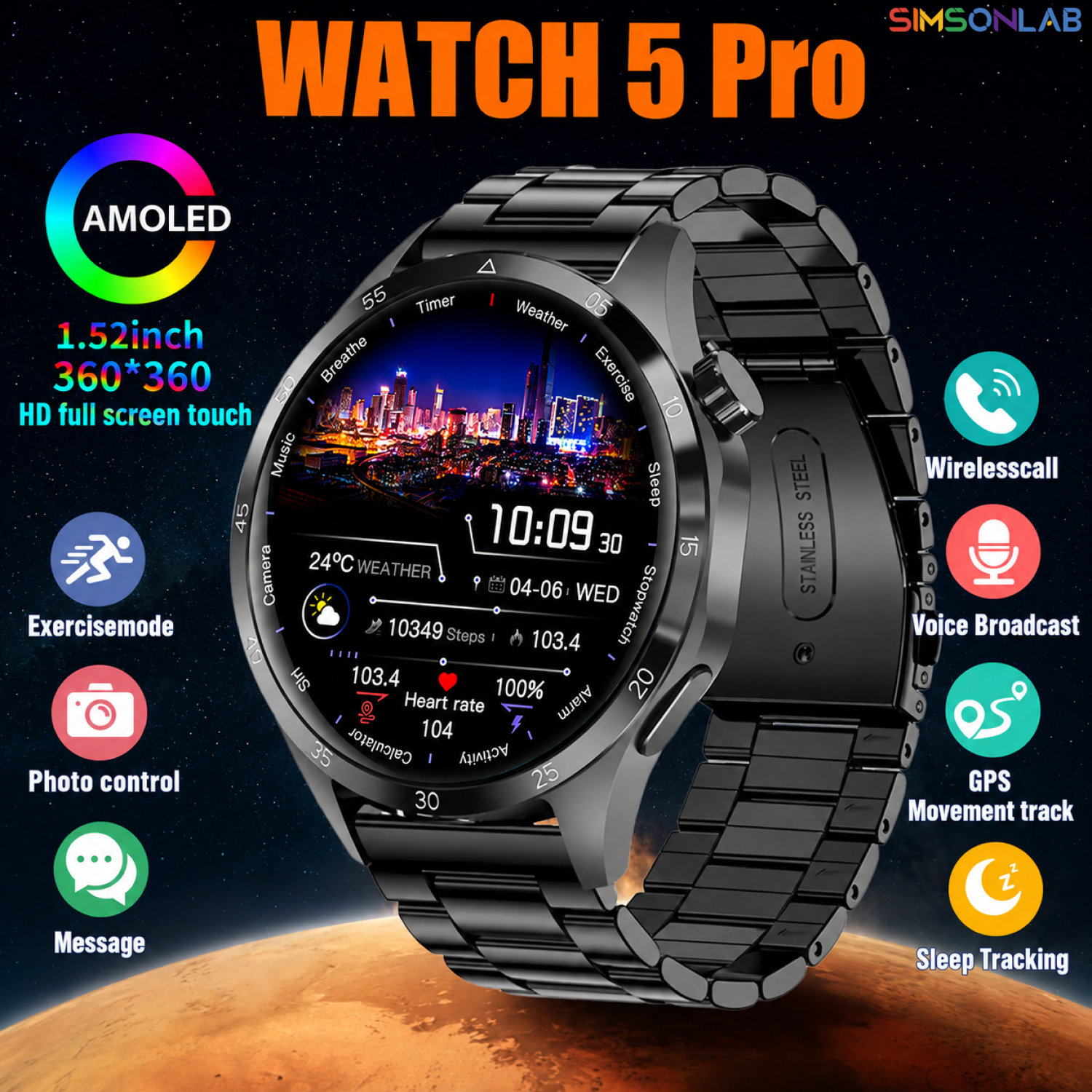 2026 Watch 5 Pro GPS Track Com - Men'S Fashion Looks 2026 recensione e prezzo