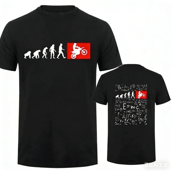 Fun Evolution Pattern T-shirt  - Men'S Fashion Evolution recensione e prezzo