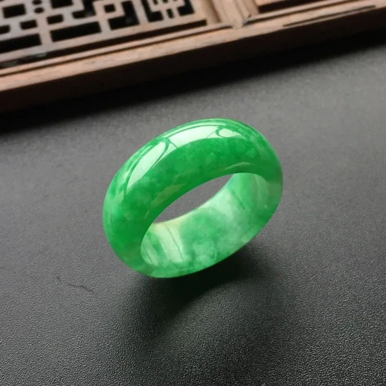 Natural Green Jade Ring Jadeit - Men'S Fashion For Wedding recensione e prezzo