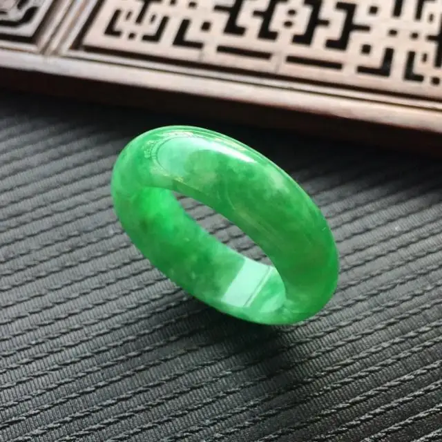 Natural Green Jade Ring Jadeit - Men'S Fashion For Wedding recensione e prezzo