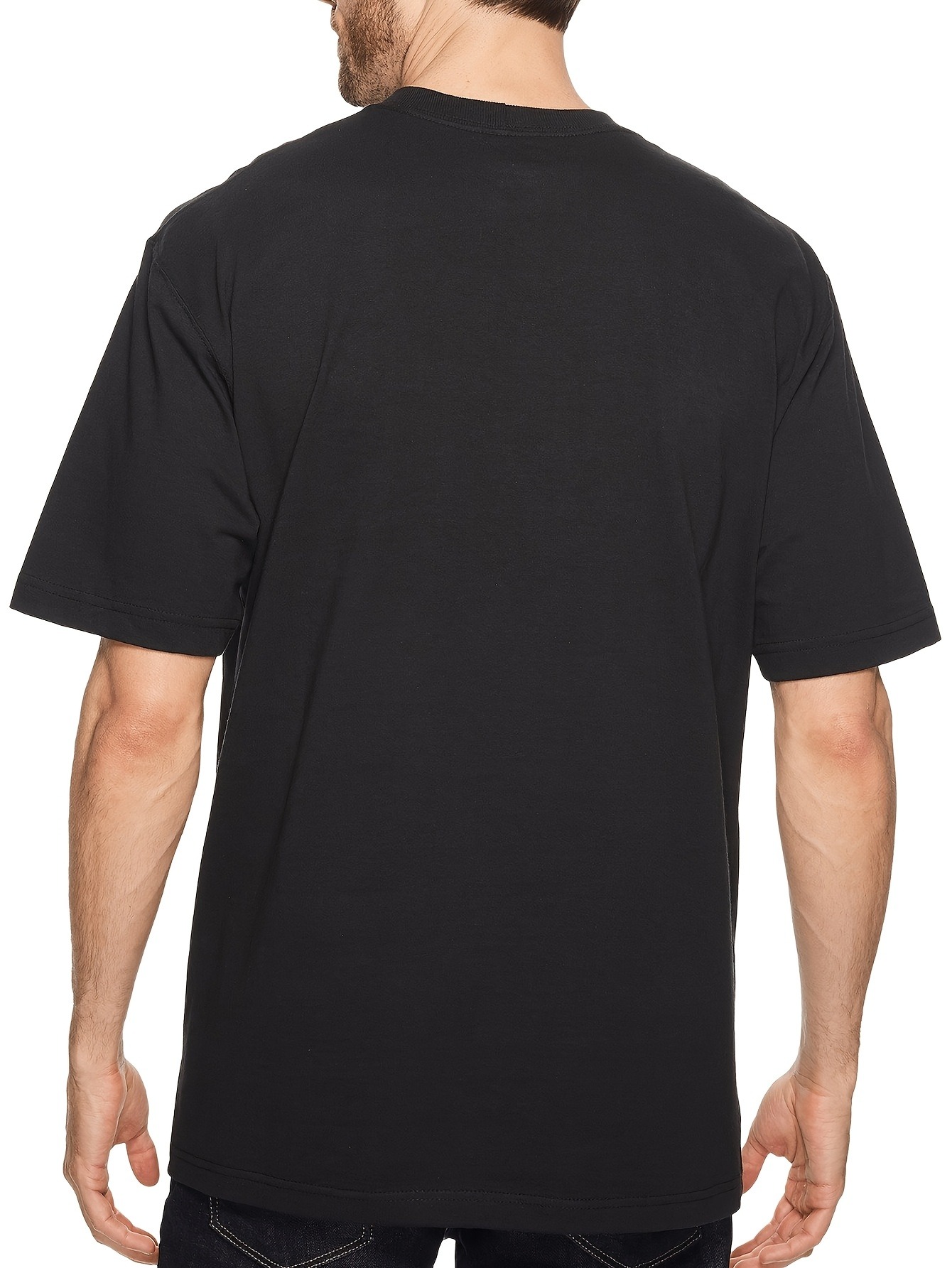 100% Cotton Solid T-shirts men - Men'S Fashion Clothing recensione e prezzo