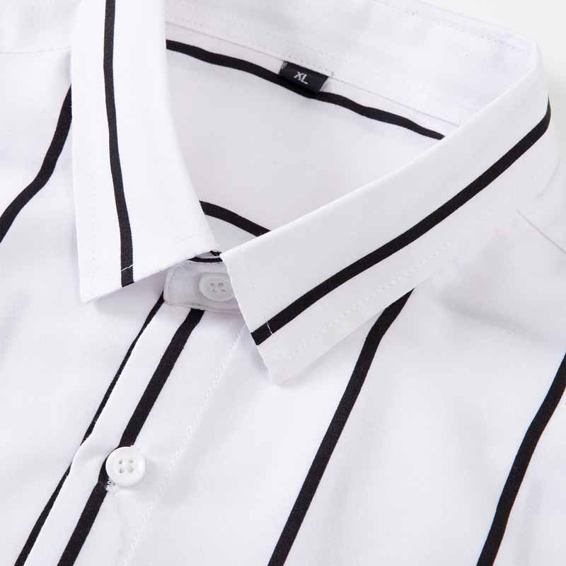 Men's Striped Dress Shirt Long - Men'S Fashion Clothing recensione e prezzo