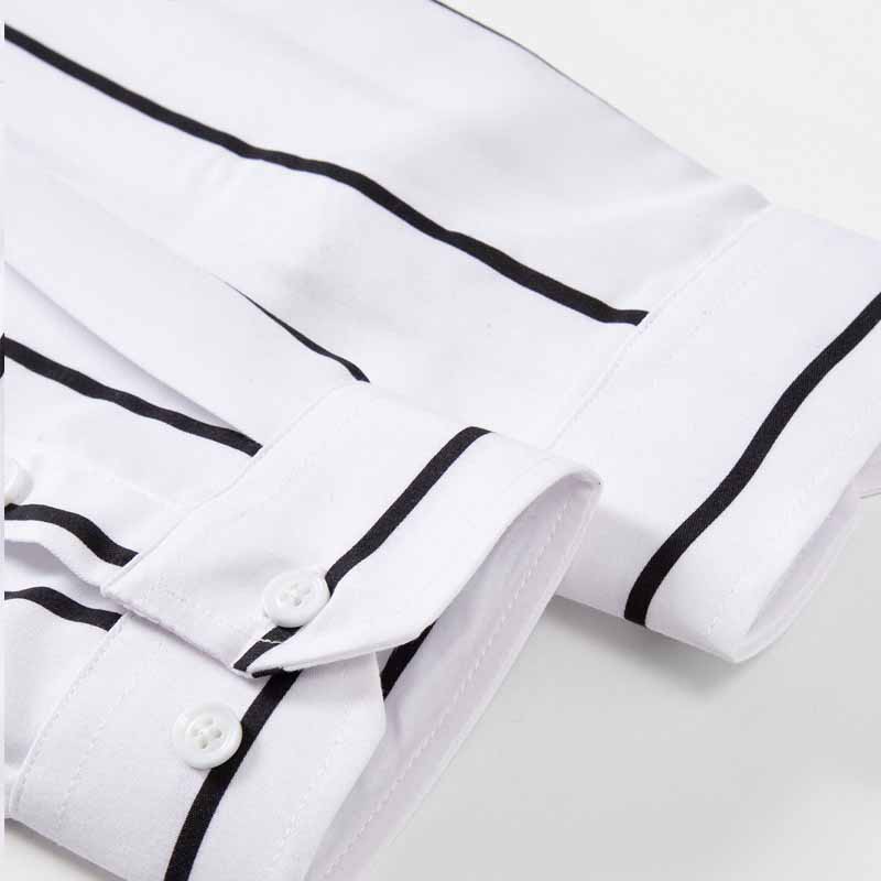 Men's Striped Dress Shirt Long - Men'S Fashion Clothing recensione e prezzo