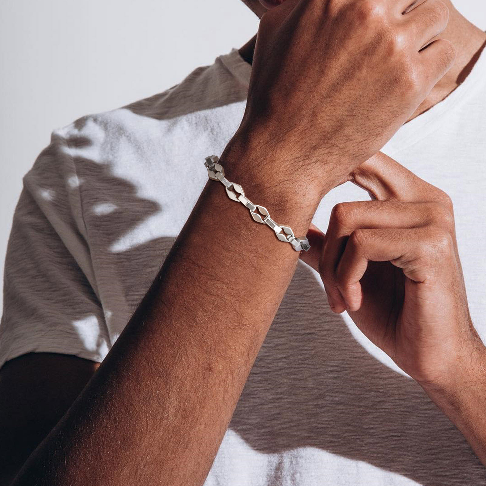 Vnox Simple Rhombus Link Chain - Mens Fashion In 1980S recensione e prezzo