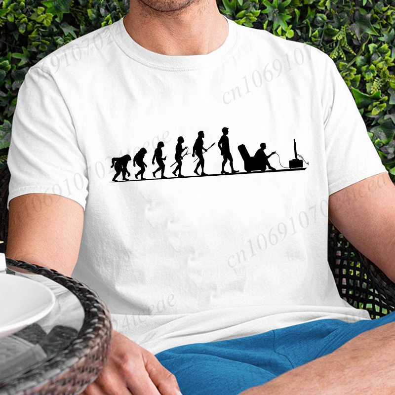 Summer Men's T Shirt Evolution - Men'S Fashion Evolution recensione e prezzo