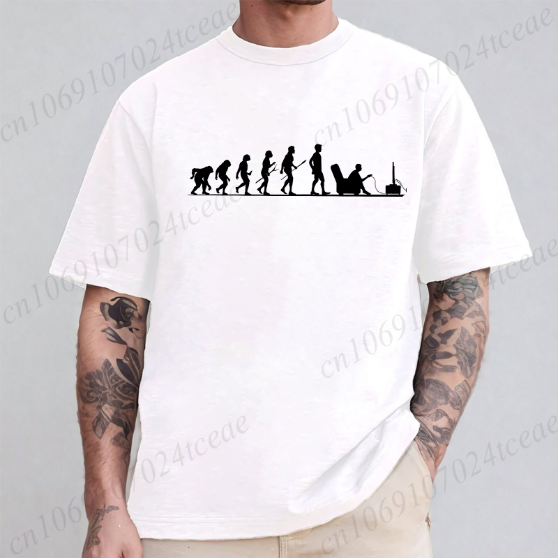 Summer Men's T Shirt Evolution - Men'S Fashion Evolution recensione e prezzo