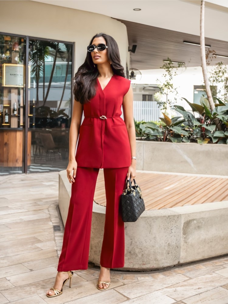 Ladies Solid Color Two Piece S - Formal Waistcoat Vest recensione e prezzo