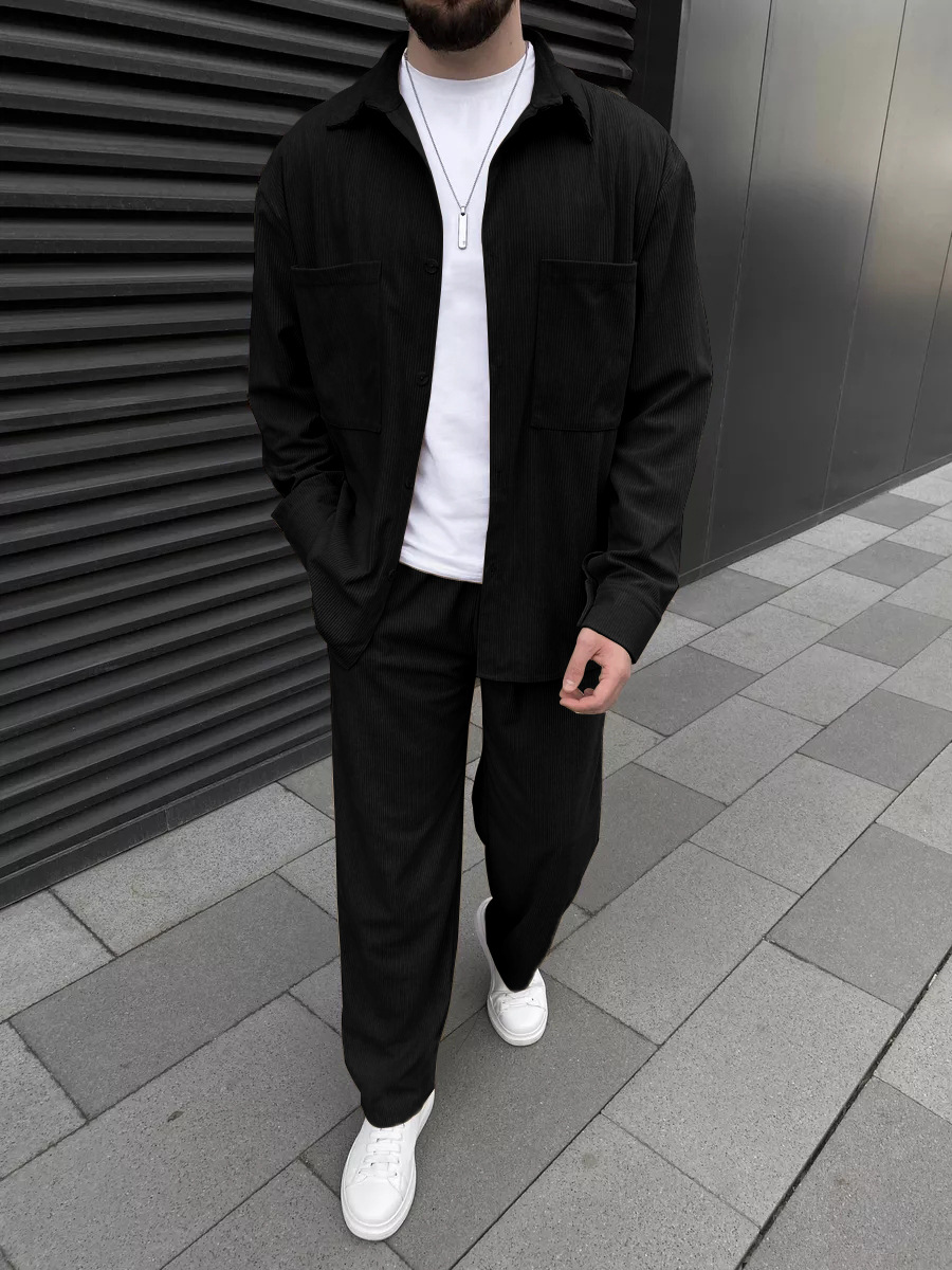 Men's corduroy two-piece outfi - Mens Fashion Top recensione e prezzo