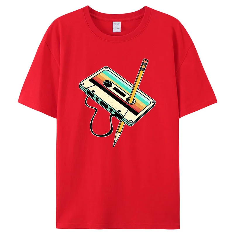 Retro 1980s Tape Pencil Graphi - Mens Fashion In 1980S recensione e prezzo