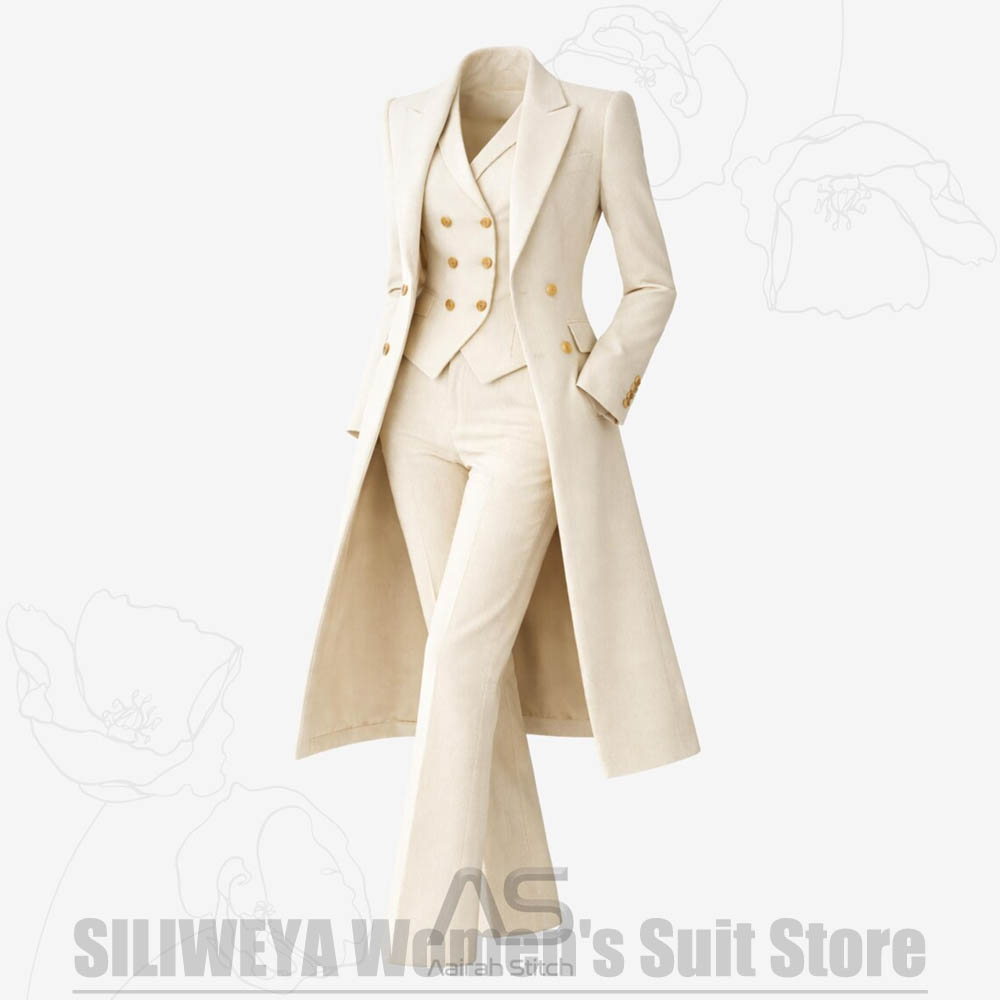 Women's Suit 3 Piece Double Br - Formal Waistcoat Vest recensione e prezzo