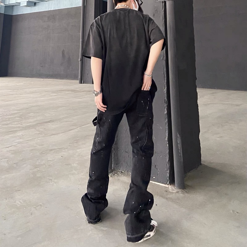 2025 New Graffiti Splash Ink D - Men'S Fashion Jeans And Boots recensione e prezzo