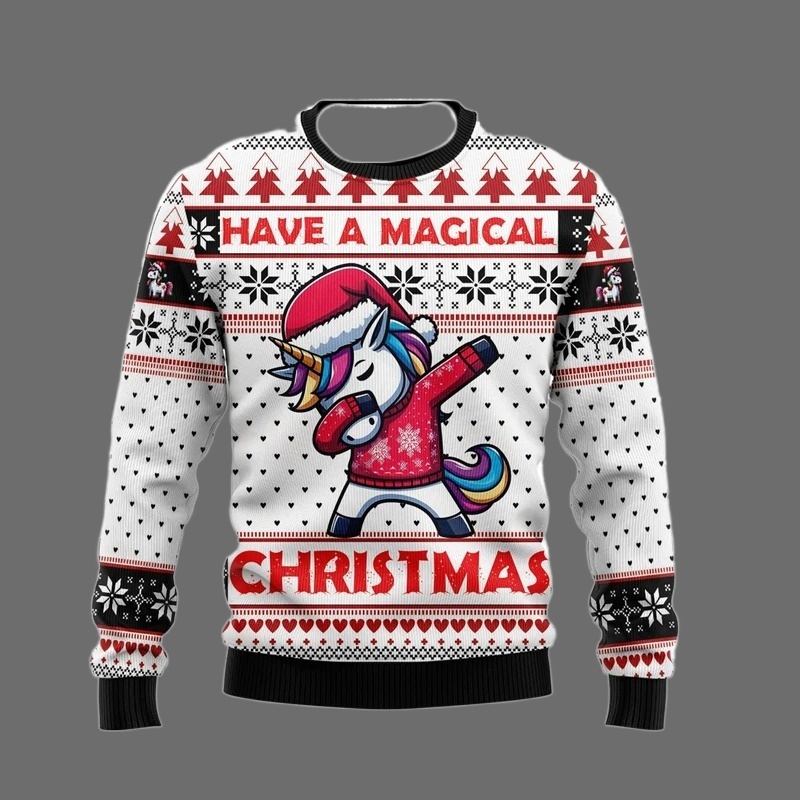 Fashion Unicorn Ugly Christmas - Men'S Fashion Xmas Party recensione e prezzo