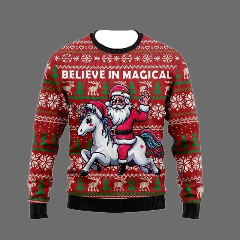 Fashion Unicorn Ugly Christmas - Men'S Fashion Xmas Party recensione e prezzo