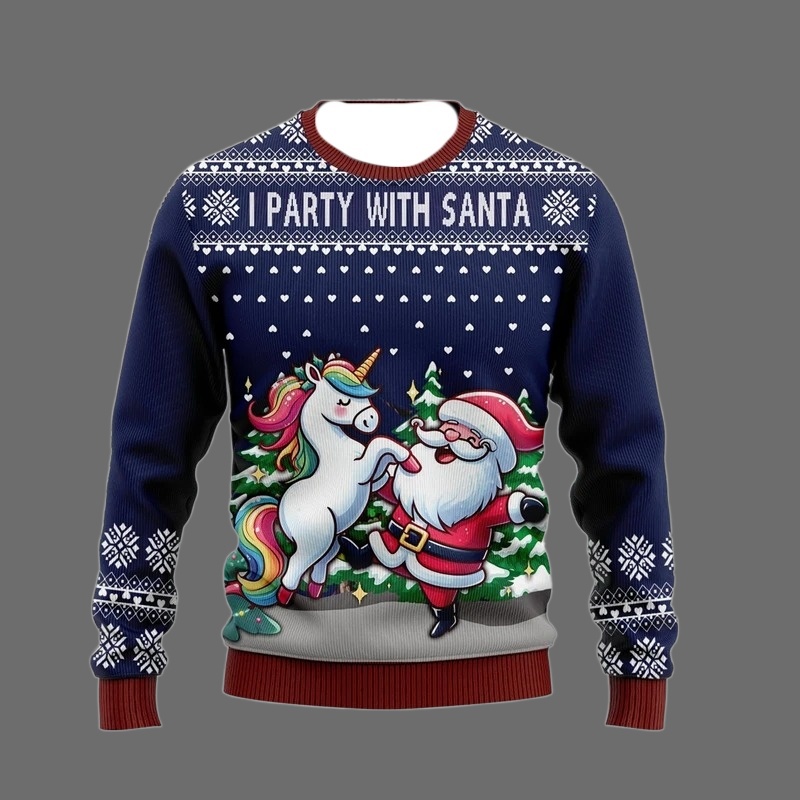 Fashion Unicorn Ugly Christmas - Men'S Fashion Xmas Party recensione e prezzo