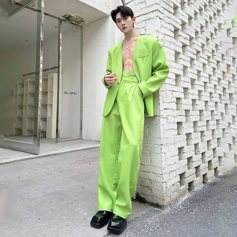 LUZHEN 2026 Spring New Solid C - Men'S Fashion Pants recensione e prezzo