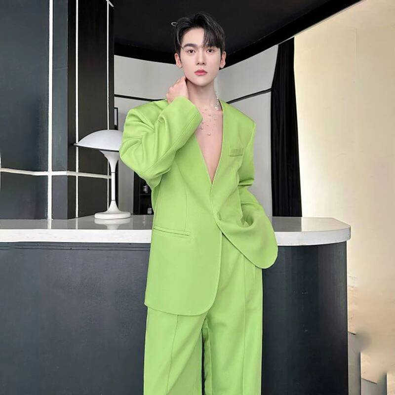 LUZHEN 2026 Spring New Solid C - Men'S Fashion Pants recensione e prezzo