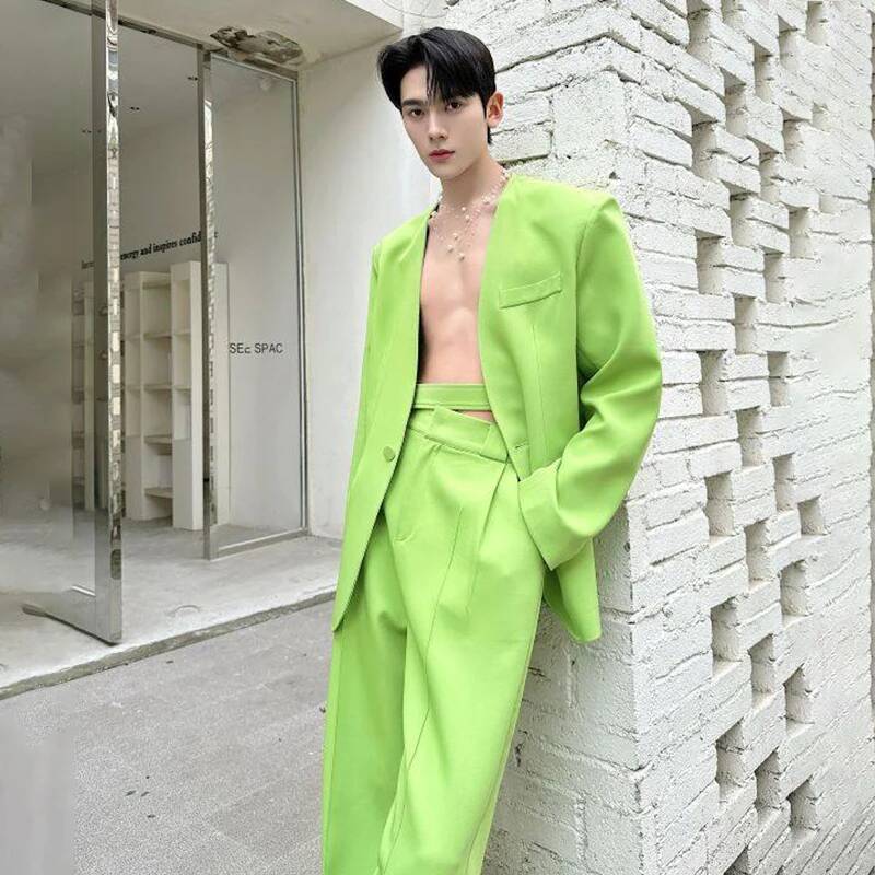 LUZHEN 2026 Spring New Solid C - Men'S Fashion Pants recensione e prezzo