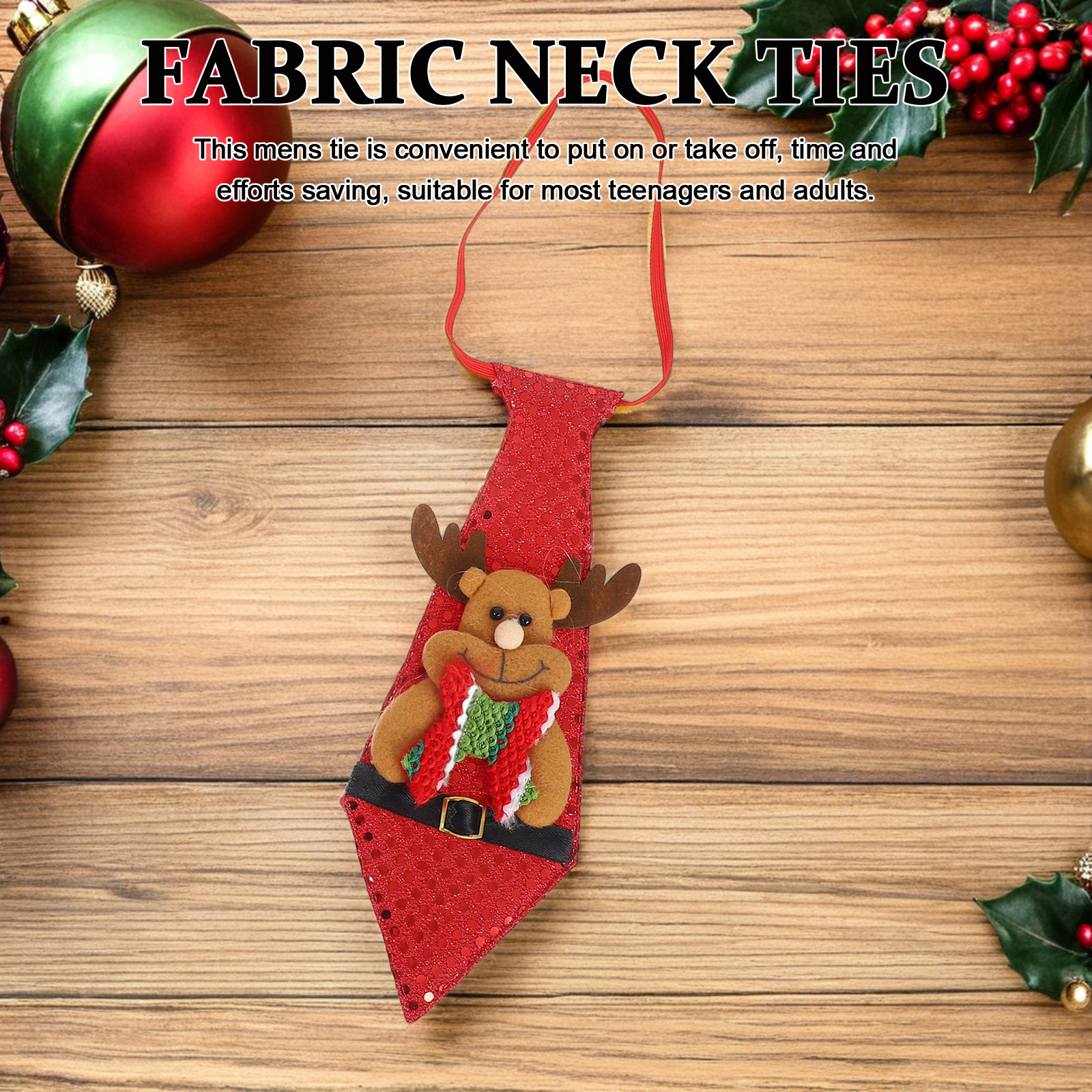 6Pcs Christmas Neck Tie Men Pr - Men'S Fashion Xmas Party recensione e prezzo