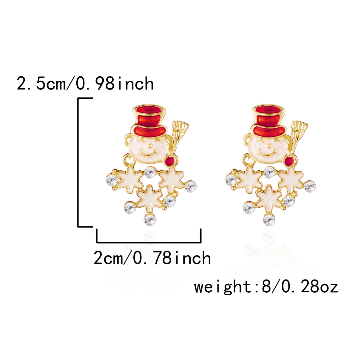 Christmas Holiday Stud Earring - Men'S Fashion Xmas Party recensione e prezzo