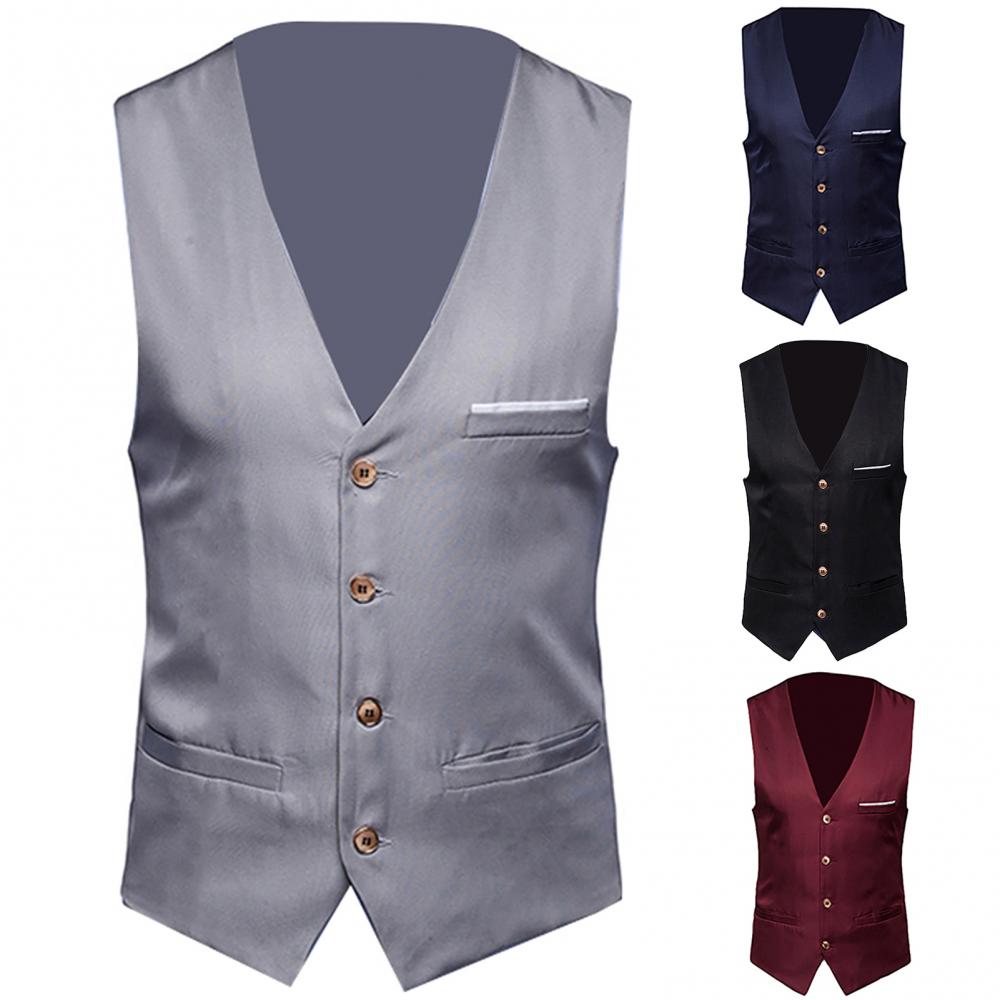 Dress Vests For Men Slim Fits  - Formal Waistcoat Vest recensione e prezzo