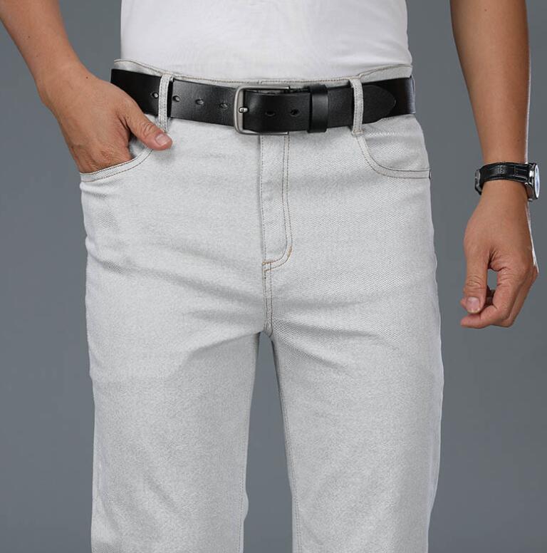Men's Beige Loose Jeans Fashio - Men'S Fashion Jeans And Boots recensione e prezzo