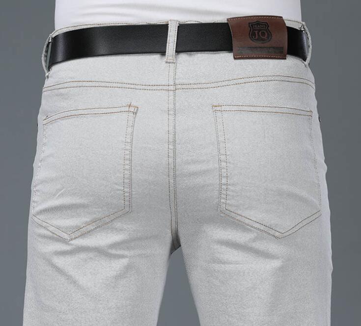 Men's Beige Loose Jeans Fashio - Men'S Fashion Jeans And Boots recensione e prezzo