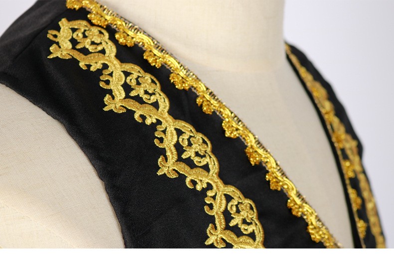 Men's European Style Gold Embe - Formal Waistcoat Vest recensione e prezzo