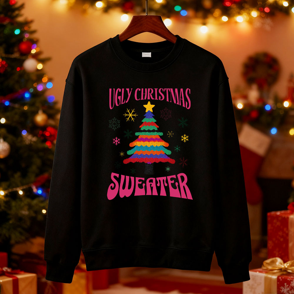 Ugly Christmas Sweater Tree Sw - Men'S Fashion Xmas Party recensione e prezzo