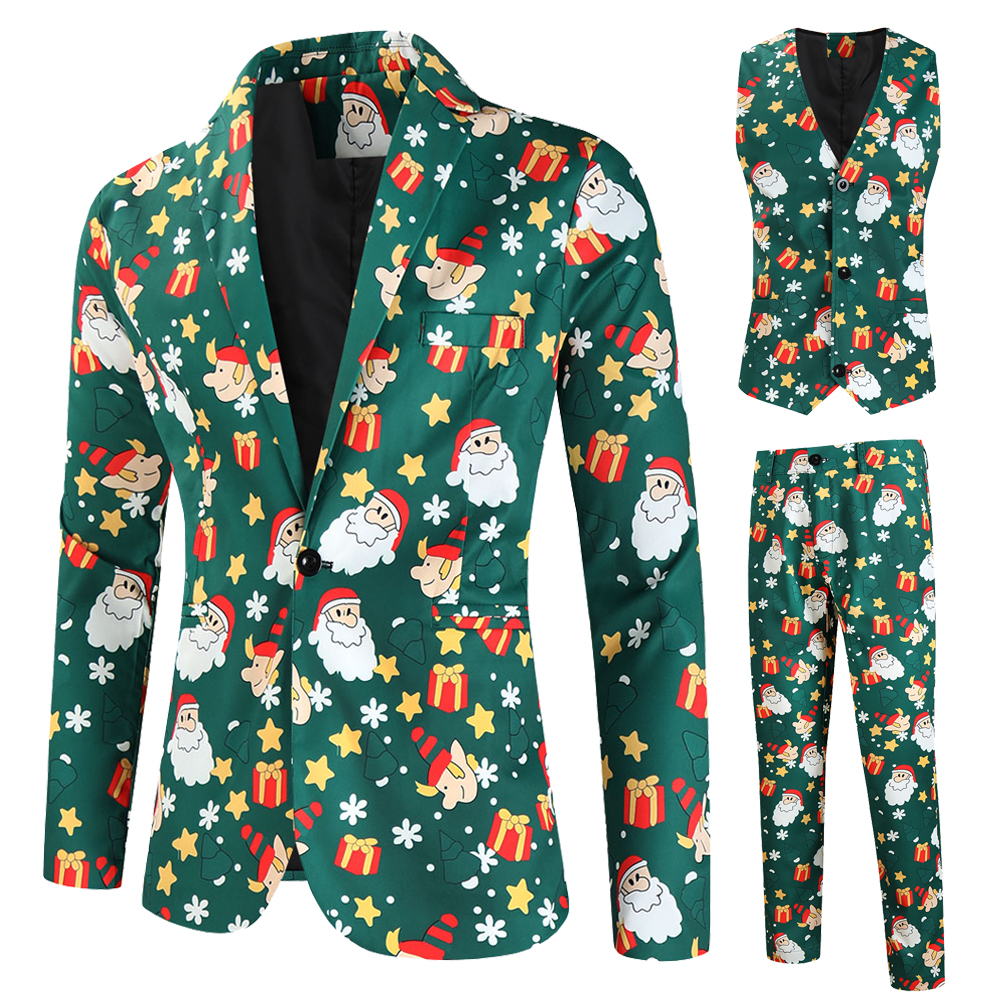 Fashion Christmas Printing Dre - Men'S Fashion Xmas Party recensione e prezzo