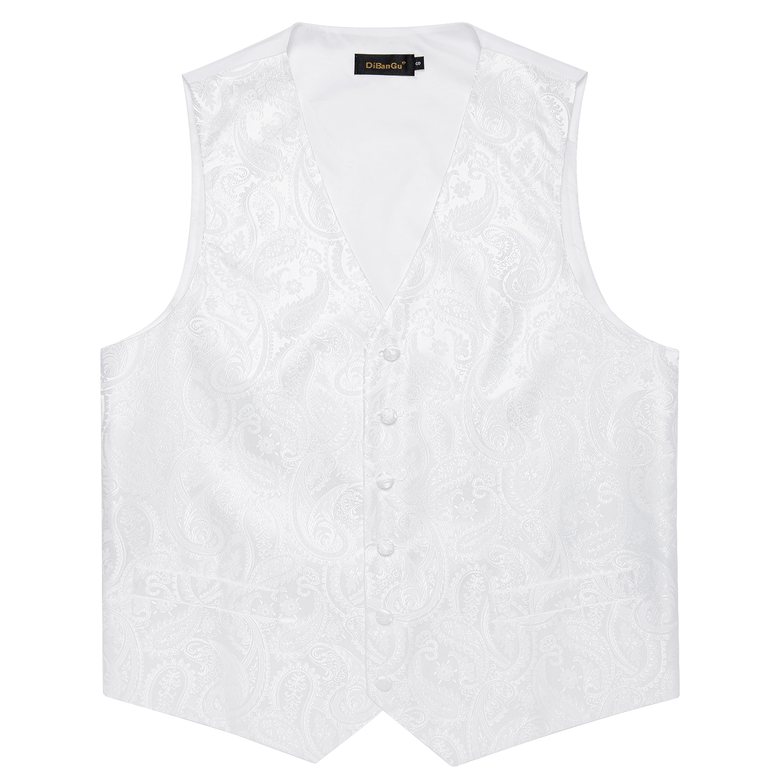 Pure White Wedding Vest for Ma - Formal Waistcoat Vest recensione e prezzo