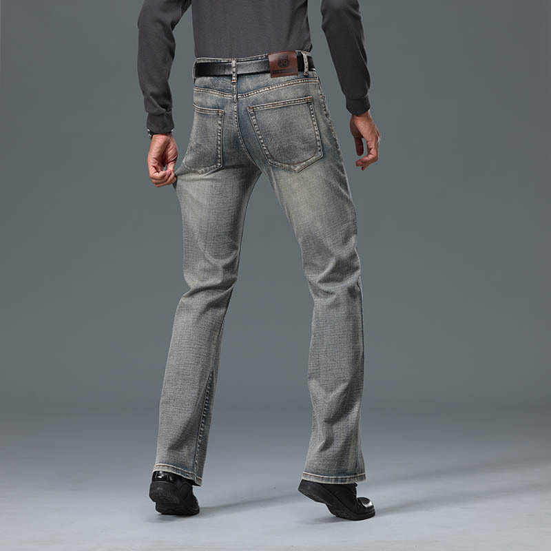 Denim Flared Jeans For Male Fl - Men'S Fashion Jeans And Boots recensione e prezzo
