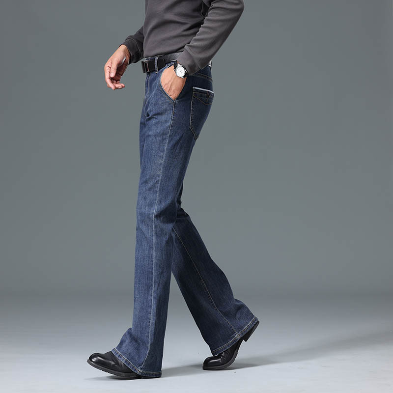 Denim Flared Jeans For Male Fl - Men'S Fashion Jeans And Boots recensione e prezzo