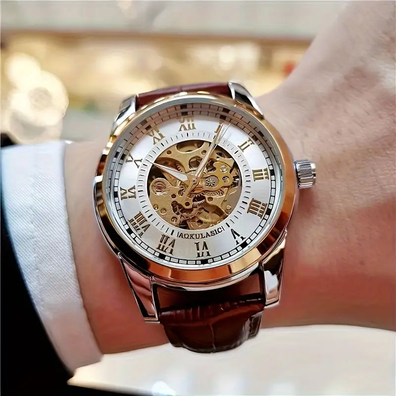 Elegant Men's Automatic Mechan - Mens Fashion Young recensione e prezzo