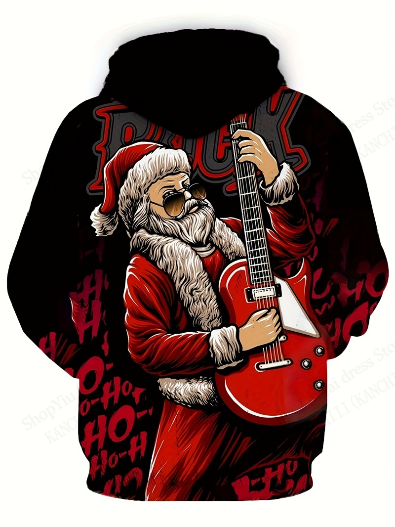 3d Print Santa Claus Elk Hoodi - Men'S Fashion Xmas Party recensione e prezzo