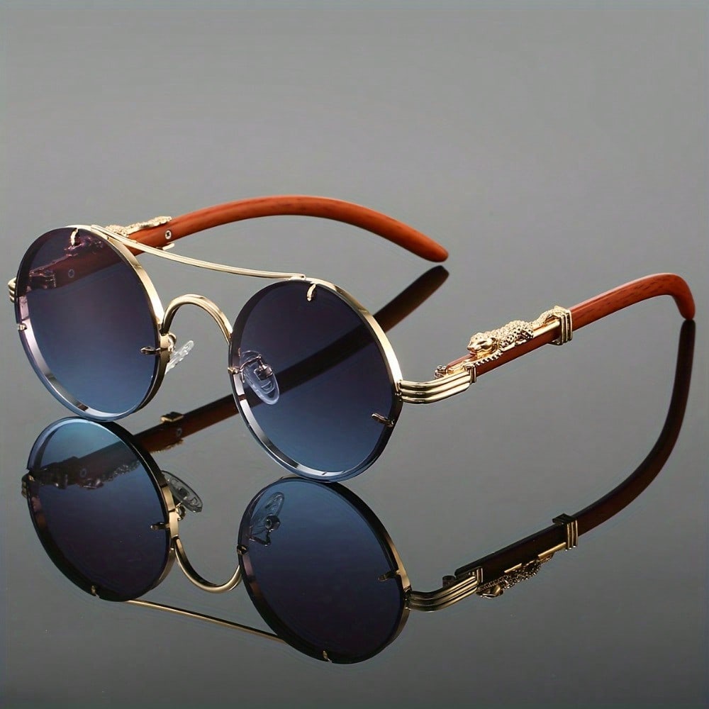 Stylish Round Metal Frame Sung - Men Fashion Photography recensione e prezzo