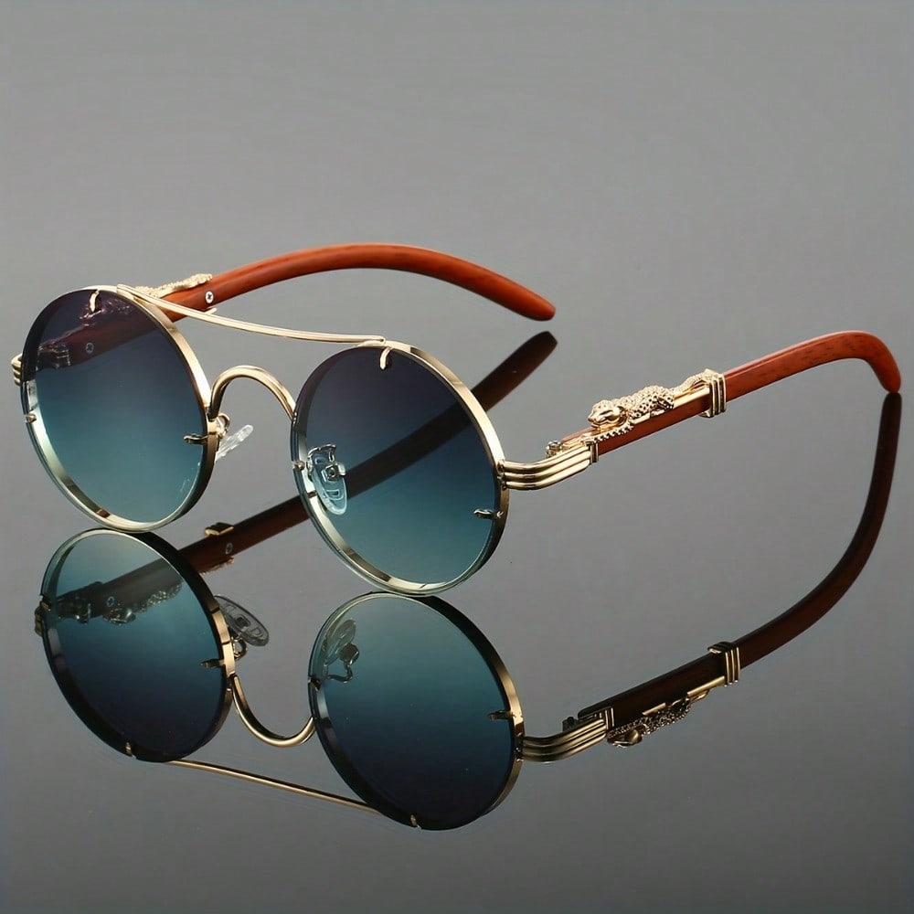 Stylish Round Metal Frame Sung - Men Fashion Photography recensione e prezzo