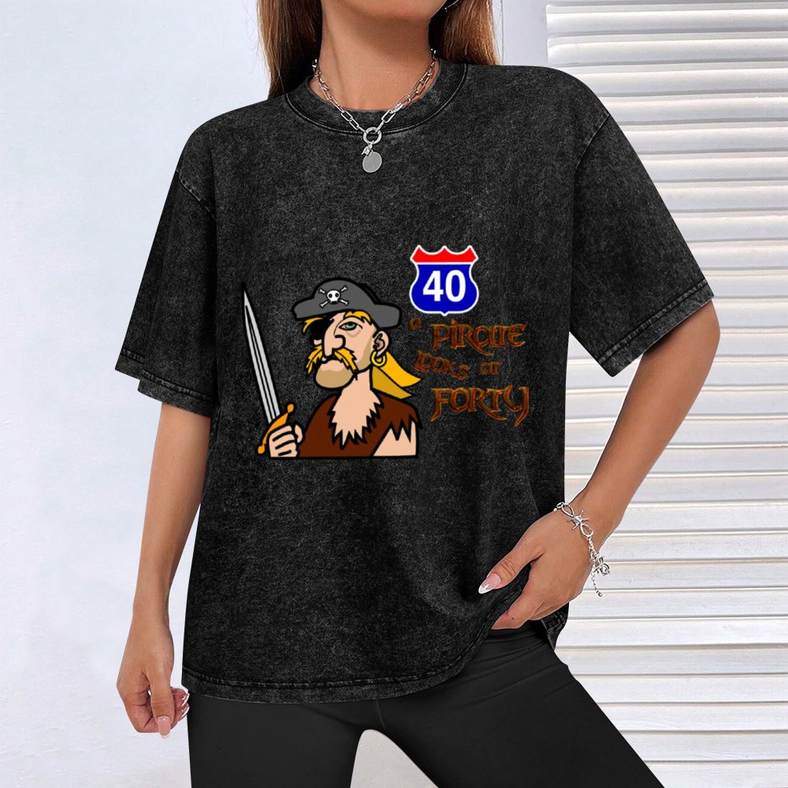 A Pirate Looks At 40 T-Shirt F - Men'S Fashion At 40 recensione e prezzo