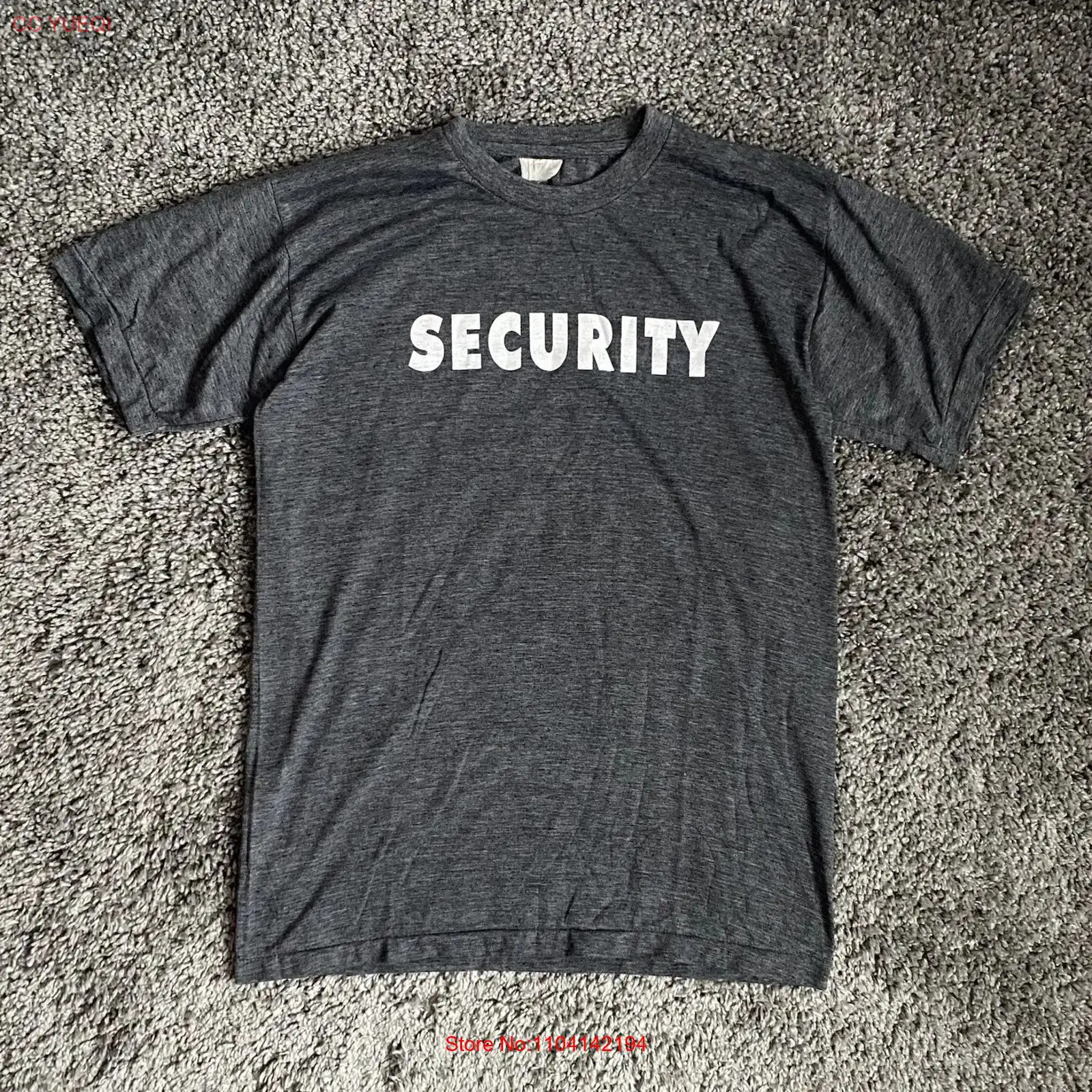 Vintage 1980s SECURITY BIG LOG - Mens Fashion In 1980S recensione e prezzo
