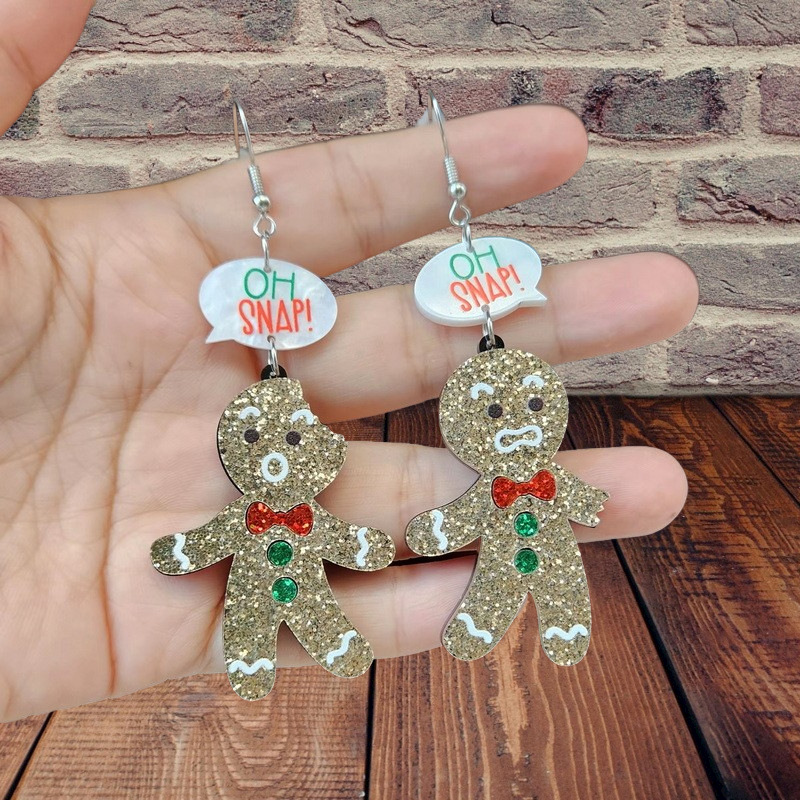 Funny Gingerbread Man Acrylic  - Men'S Fashion Xmas Party recensione e prezzo