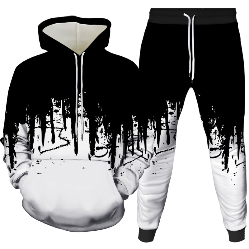 Ink Painting 3D Printed Hoodie - Men'S Fashion Clothing recensione e prezzo