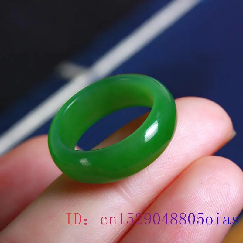 Natural Green Hetian Jade Ring - Men'S Fashion For Wedding recensione e prezzo