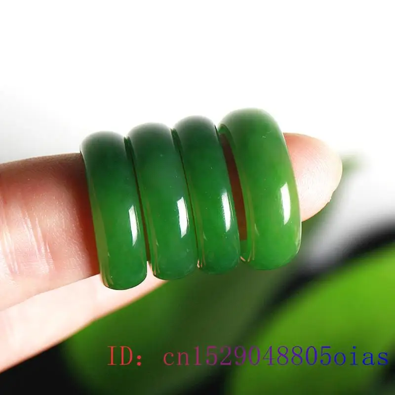 Natural Green Hetian Jade Ring - Men'S Fashion For Wedding recensione e prezzo