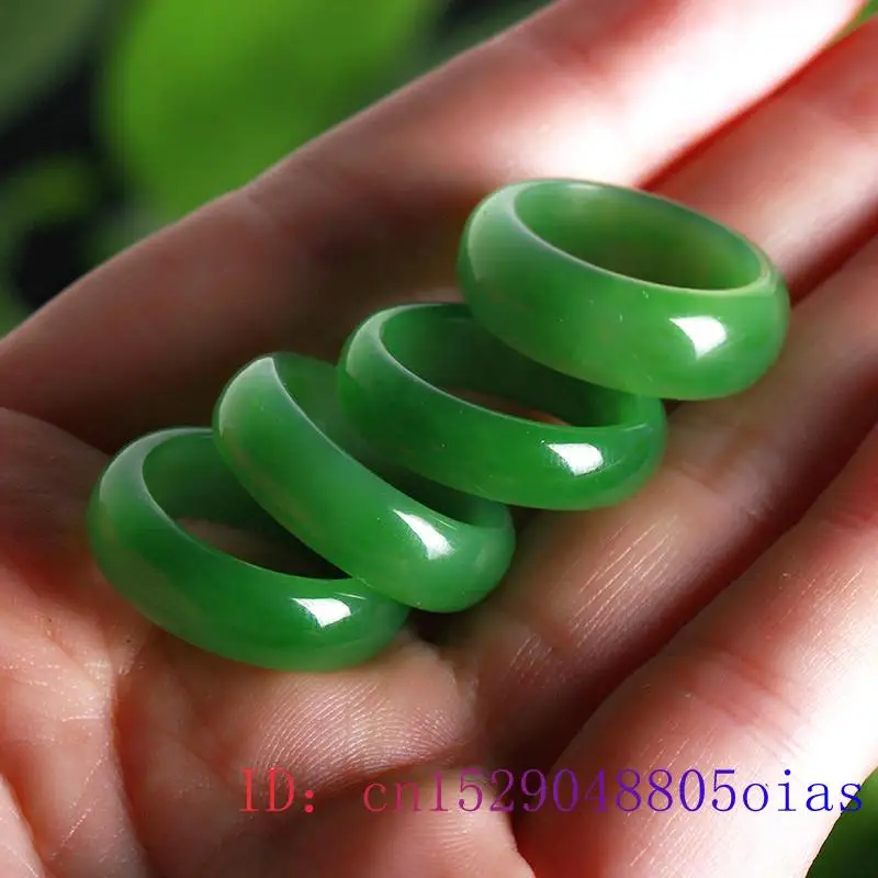 Natural Green Hetian Jade Ring - Men'S Fashion For Wedding recensione e prezzo